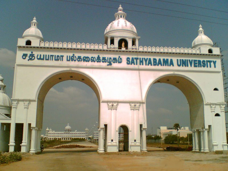Sathyabama University Admissions 2020 Engineering Architecture Bds
