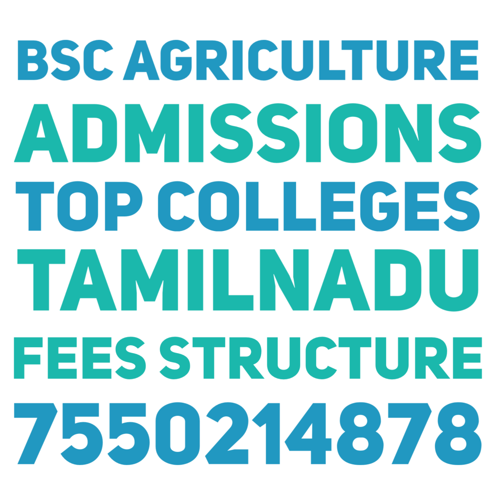 Thanthai Roever Institute of Agriculture bsc agriculture